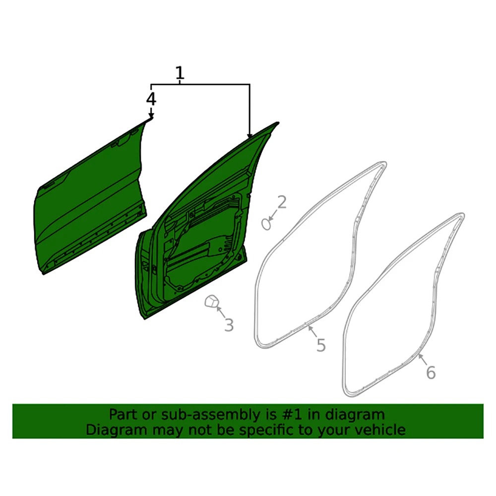 2021 to 2025  Sorento Hot Selling Replaced Steel Car Front Doors 76003-R5001 76004-R5001 76003R5001 76004R5001